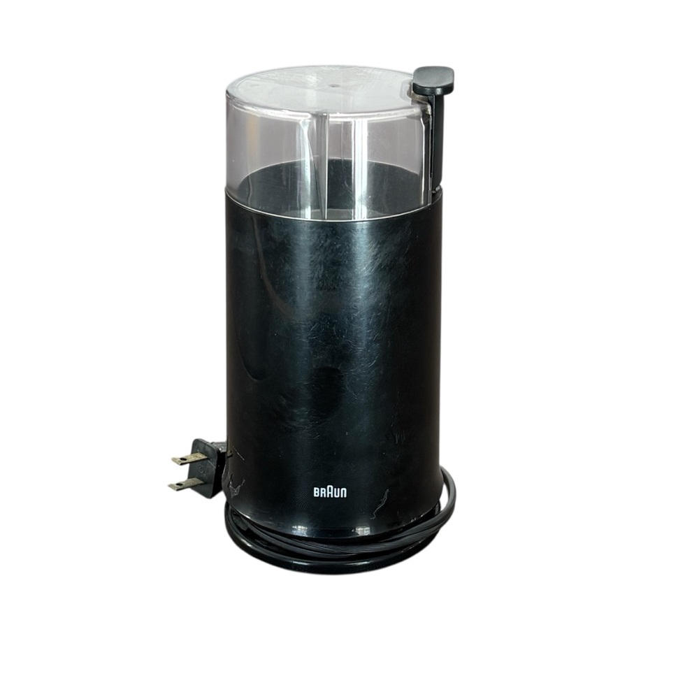 Braun Electric‎ Coffee Grinder Black Cord Storage Tested Works